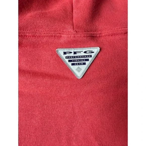 Columbia PFG Women's Sweatshirt Hoodie Pink Coral sz M - Picture 5 of 5